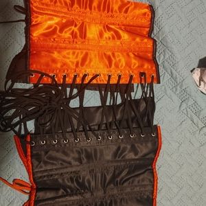 Harley Quinn handmade steel boned corset